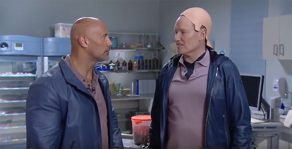 Dwayne "The Rock" Johnson, Conan O'Brien Dwayne "The Rock" Johnson, Conan O'Brien